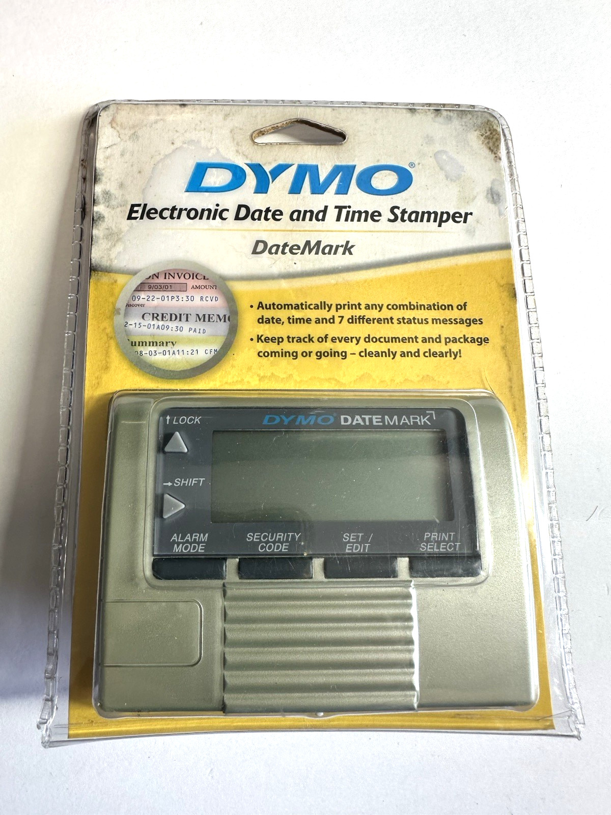 DYMO DateMark Electronic Date and Time Stamper New Sealed Read Description!