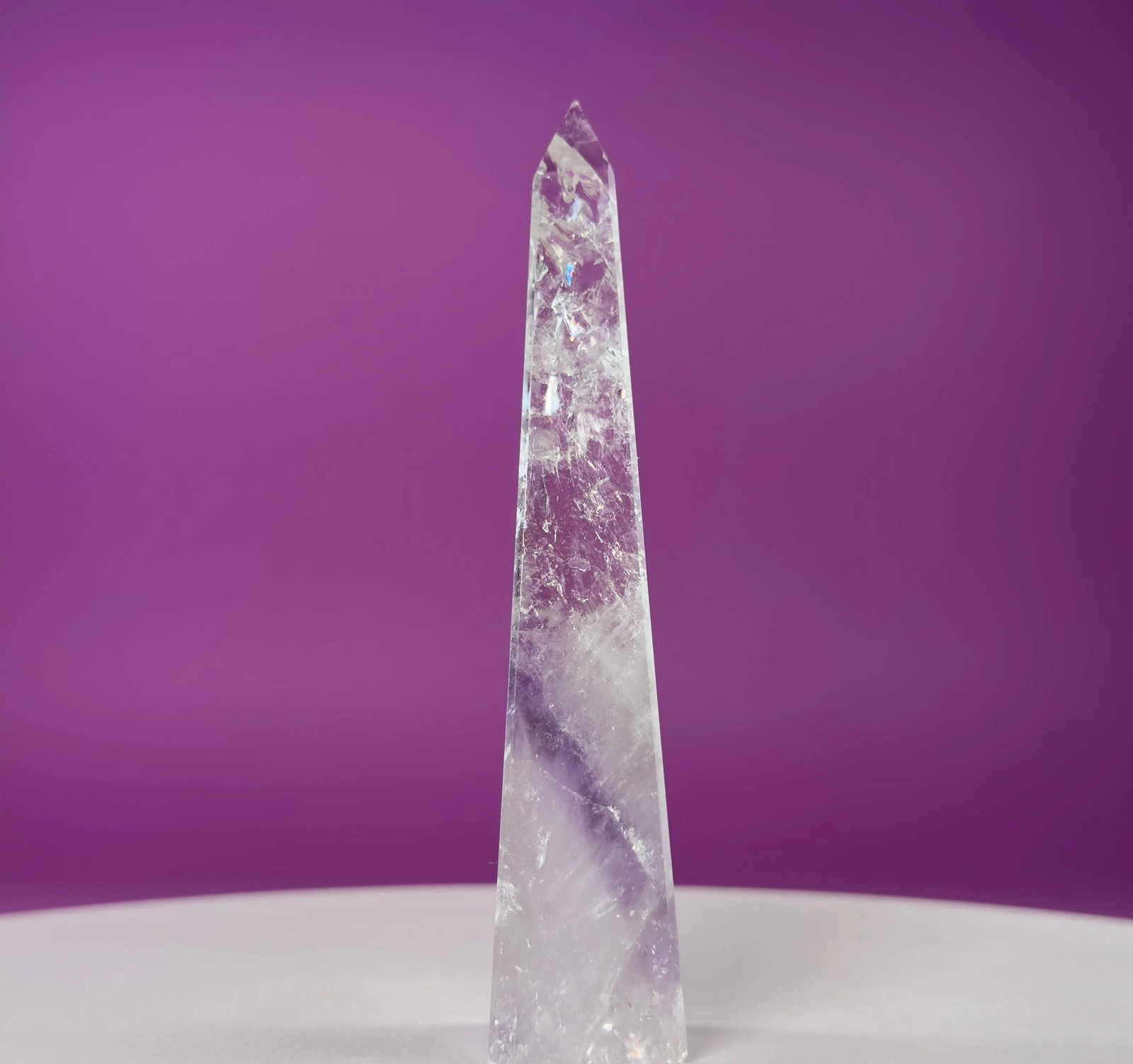 Amethyst Obelisk 118g Natural Crystal Tower Purple Amethyst Point