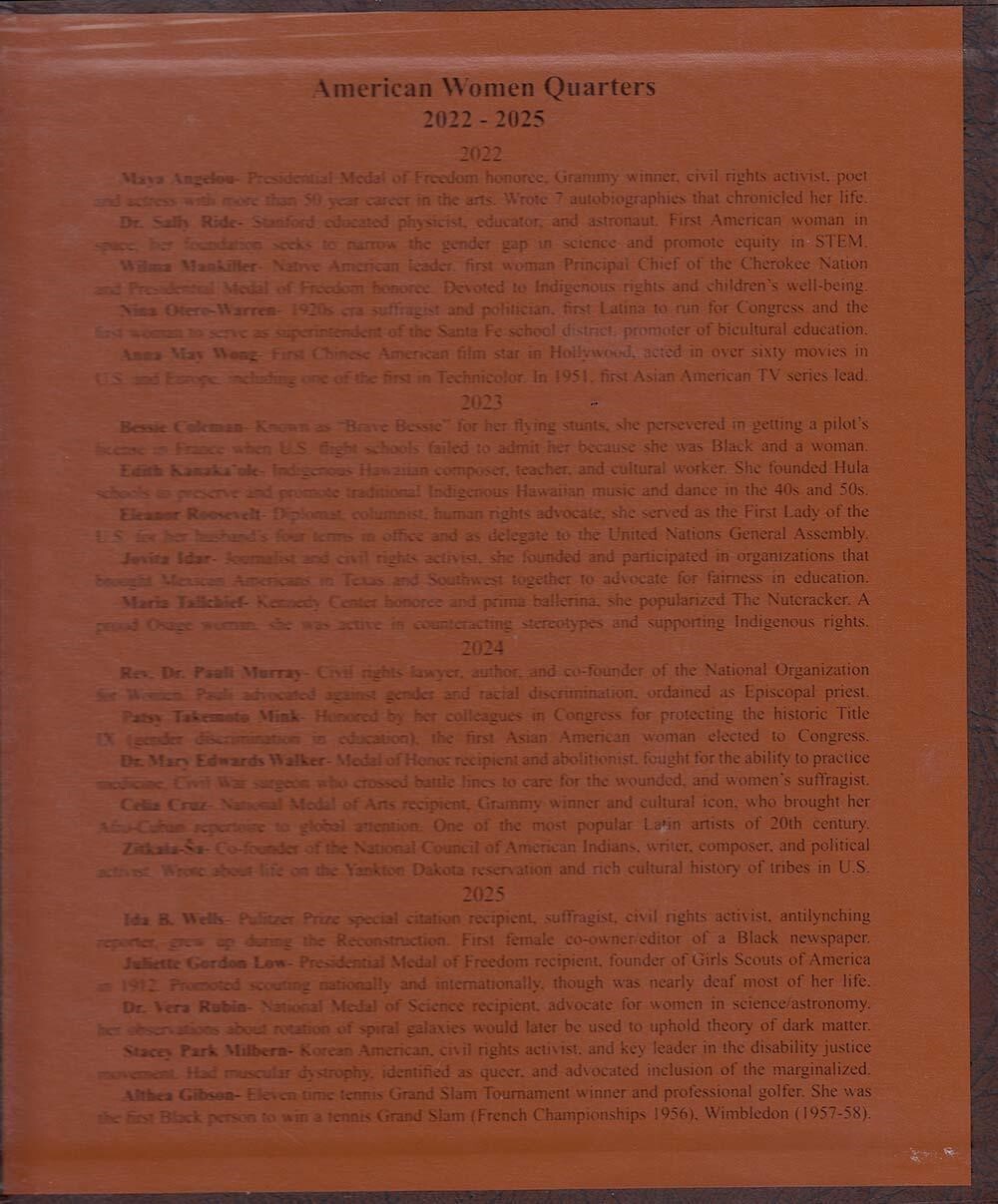 Dansco New Album For American Women Quarters 7141 PD 2022-2025 Long Term Storage