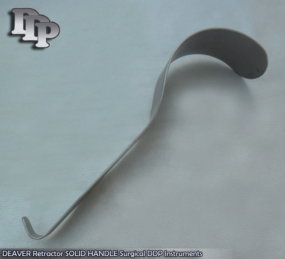 DEAVER Retractor SOLID HANDLE 2.5"X12" Surgical Instruments