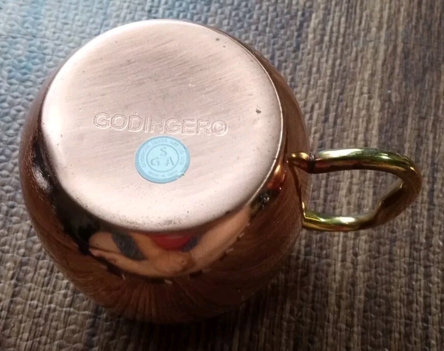 GODINGER Copper Mug India Vintage