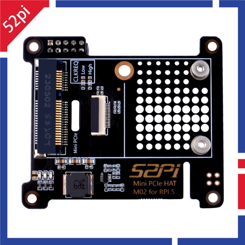Mini PCIe HAT M02 Extension Adapter Board for Raspberry Pi 5