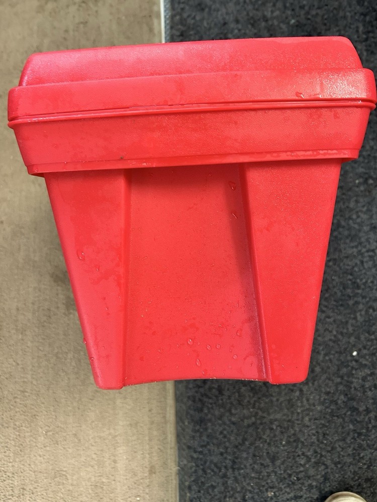 Vintage Zag Red Toolbox 19” X 10” X 8”
