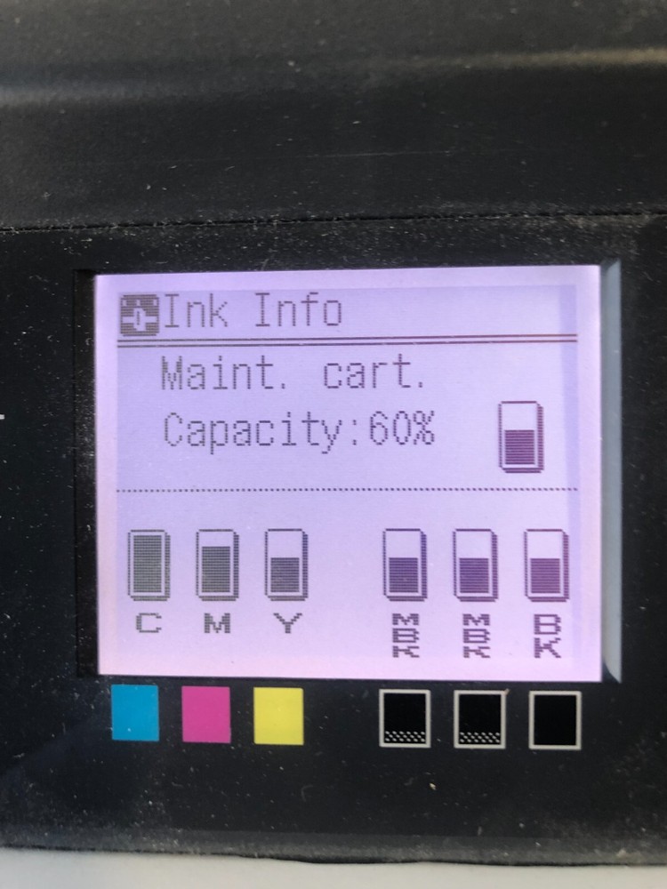 Canon imagePROGRAF iPF760 Plotter 36" Color Inkjet Large Format Printer w/inks