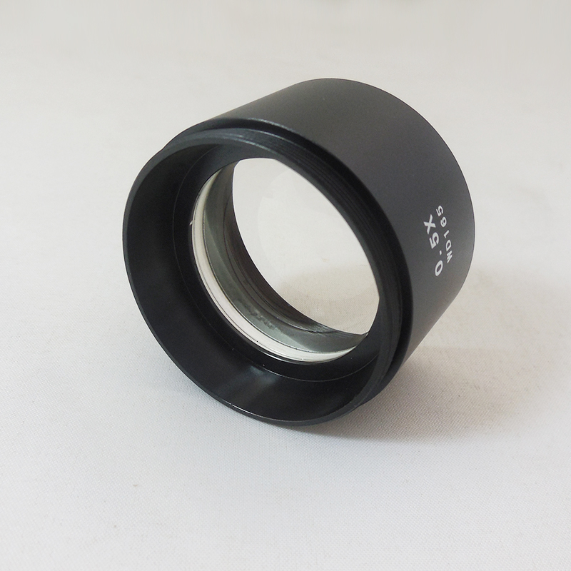 0.5X Stereo Microscope Barlow Auxiliary Objective Lens Thread M48*0.75