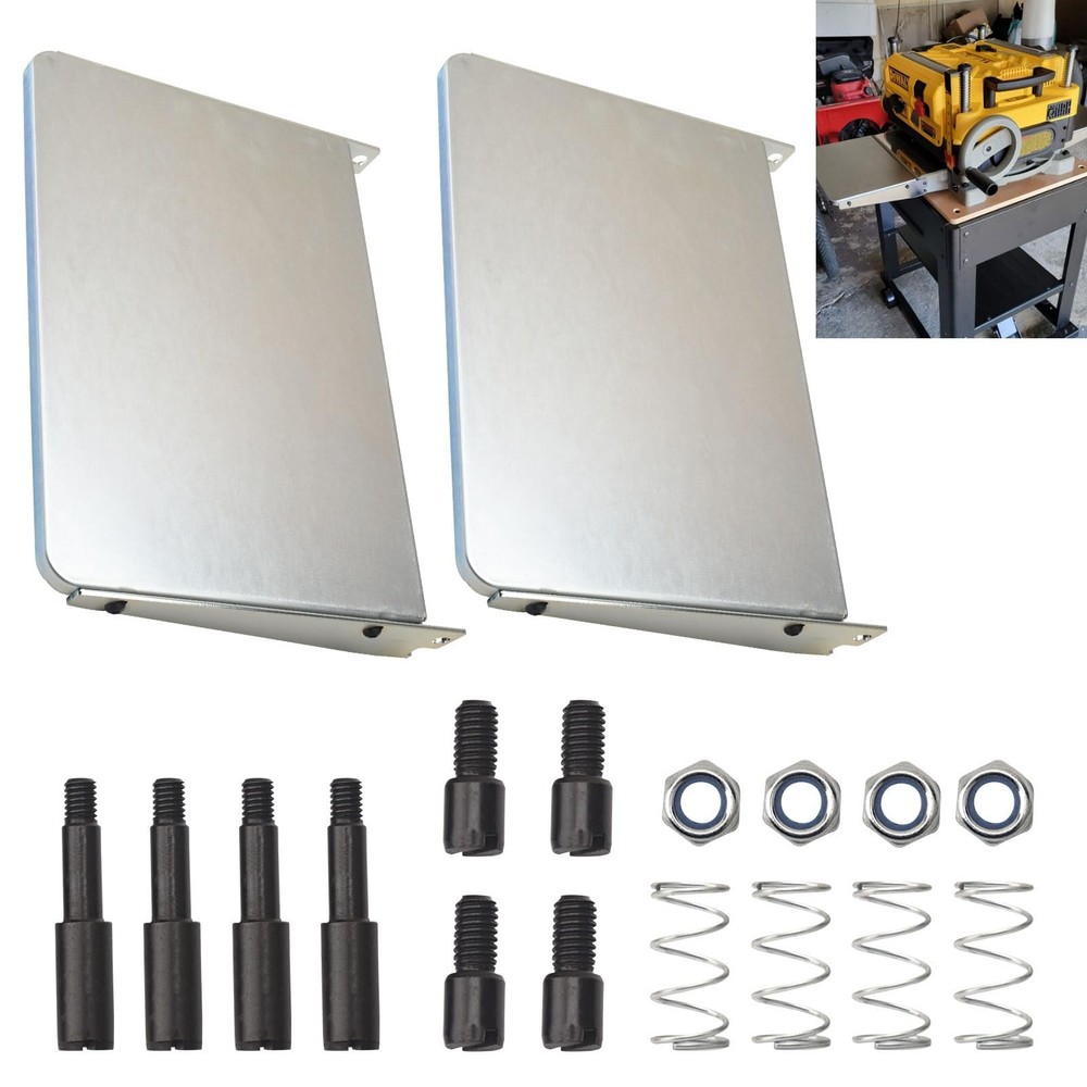 2Pcs 13" Planer Folding Table Accessory - 9" Side Support for DW735 Planer