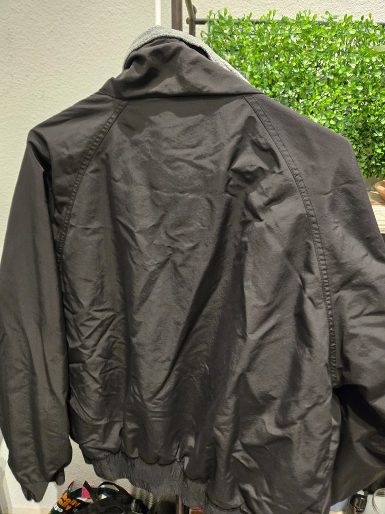 Whataburger Embroidered Jacket Men Medium Black Fleece Lined Full Zip