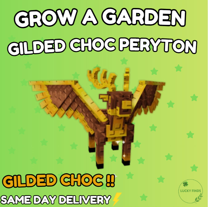 🪴 Gilded Choc Peryton  | 🪴Grow a Garden | CHEAPEST + FAST