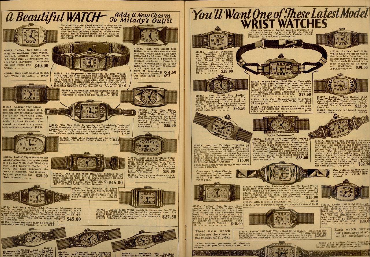 1920s Antique Catalog/Order Form "JEWELRY WATCHES SIVER PURSES CLOCKS" VG Boston