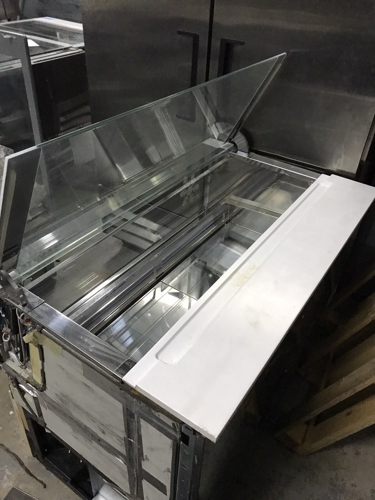 Gelato display case