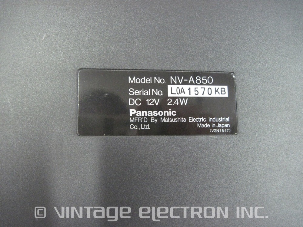 PANASONIC: NV-A850 Auto Search Controller - Pro Video / Audio