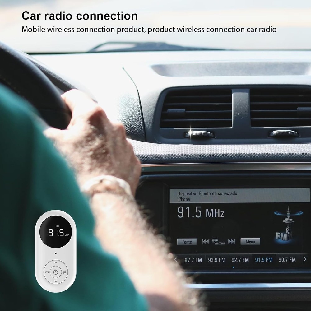 Airplane Bluetooth 5.3 Transmitter for All Headphones - Bluetooth Adapter White