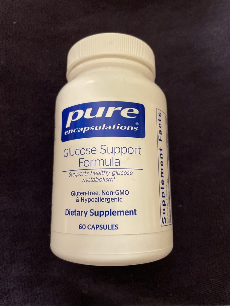 PURE ENCAPSULATIONS GLUCOSE SUPPORT FORMULA 60 CAPS EXP.02/2027