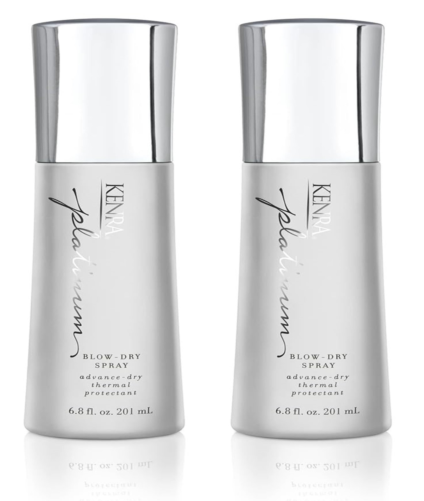 Kenra Platinum Blow-Dry Spray Detangles Smooths Softens - 6.8oz - 2 Pack