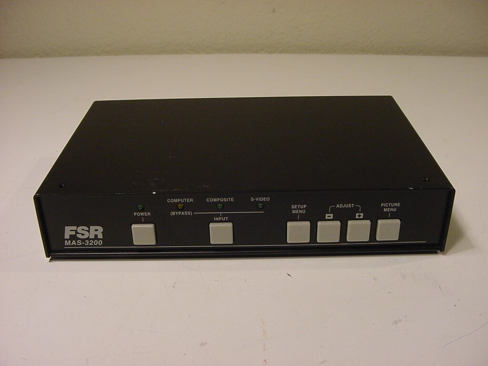 FSR MAS-3200 3-Input Scaler Switcher Scan Converter