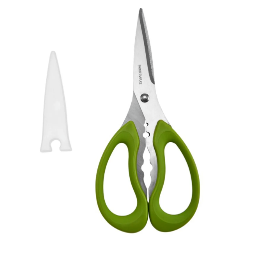 FARBERWARE 5197170 KITCHEN AND HERB SHEARS w/PROTECTIVE BLADE COVER *D5