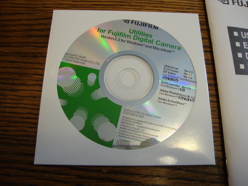 FUJIFILM DIGITAL CAMERA UTILITIES VERSION 2.2 WINDOWS & MAC CD & START GUIDE