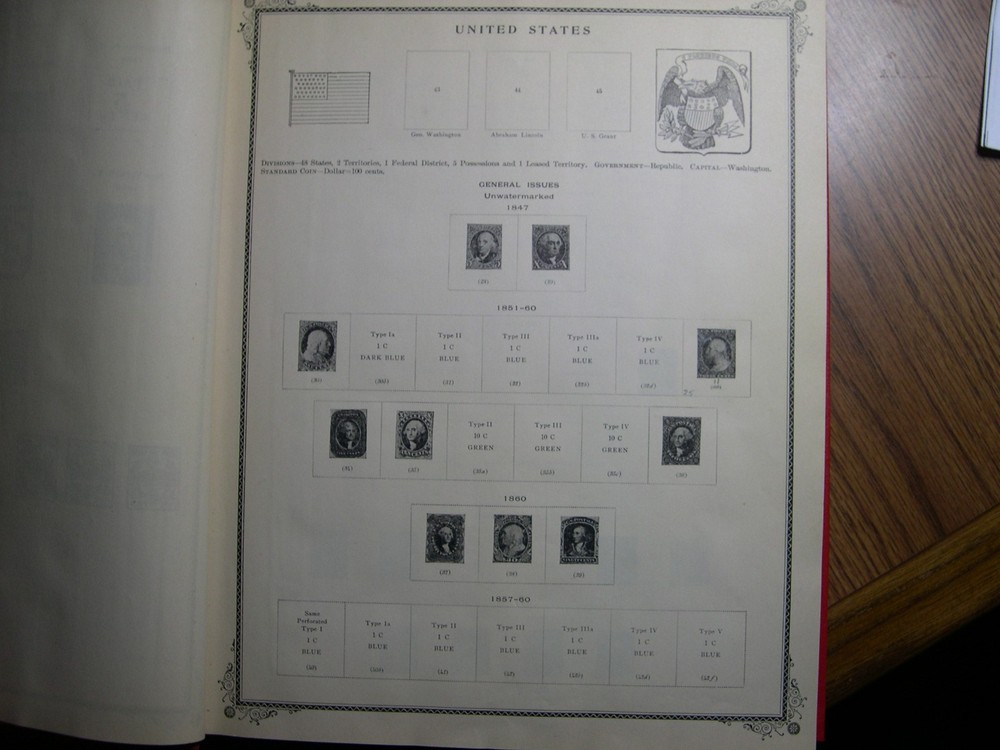 1938 The American Album for United States Stamps by Scott (No Stamps)