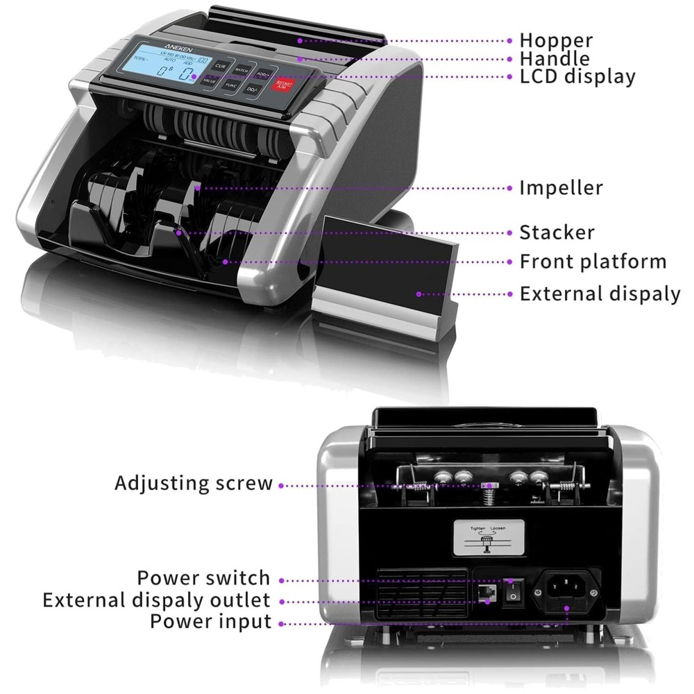 Precision Bill Counter with Add and Batch Modes