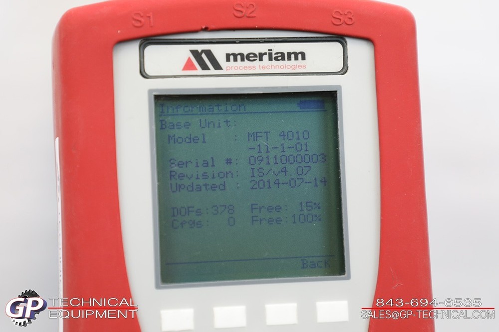 Meriam Process Technologies MFT-4010-11-1-01 HART Modular Calibrator - NDT Multi