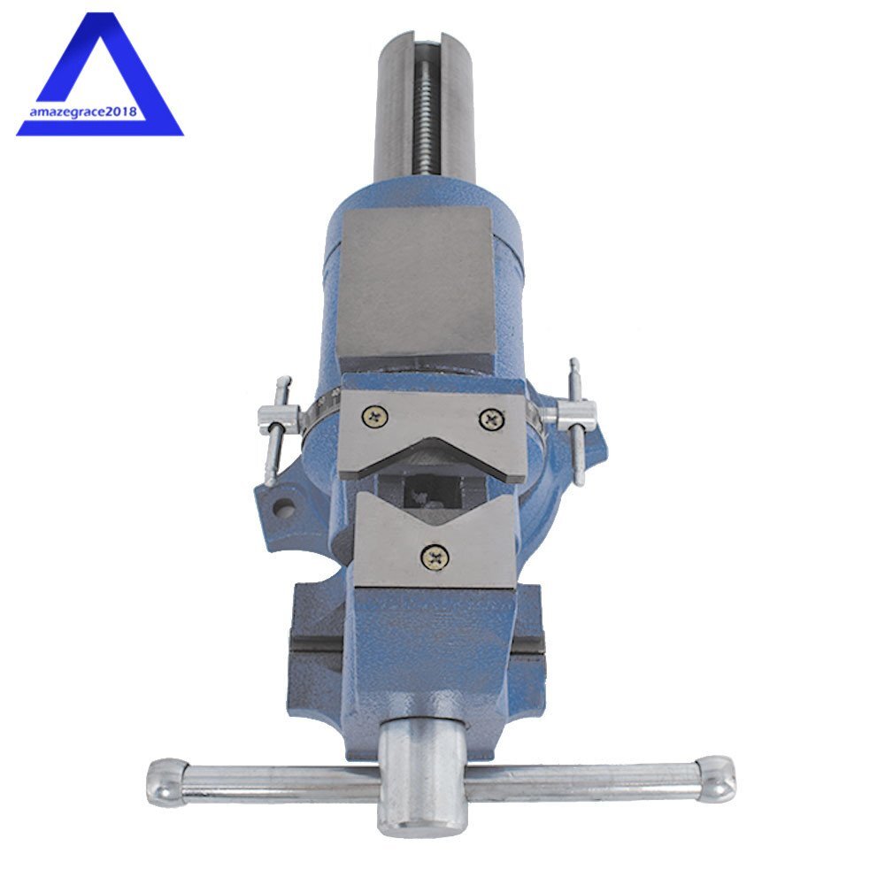 5" Heavy Duty Swivel Multi-Purpose Rotating Bench Vise 360 Degrees Rotation