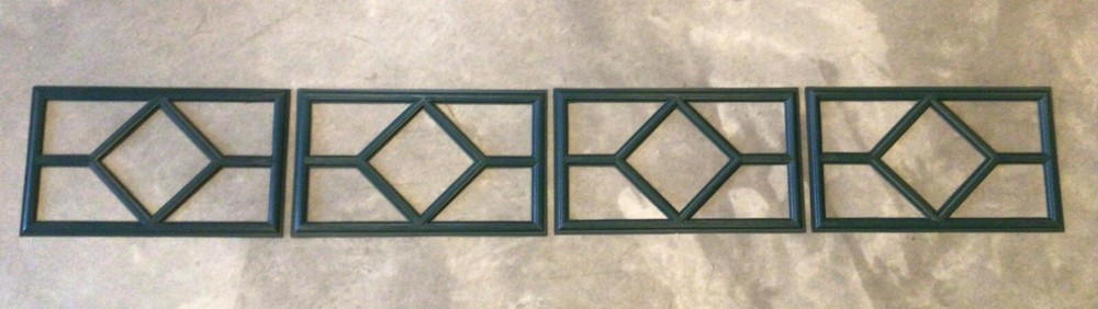 4 Amarr Waterford Replacement Insert Short Panel Amarr Garage Door Hunter Green