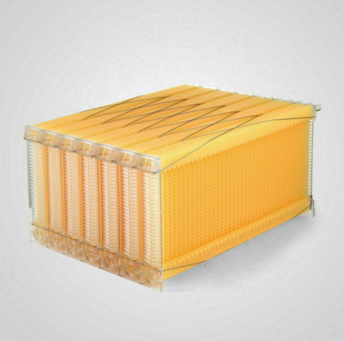 7x Auto Bee Frames Honey Plastic Beehive Frames for Brood Beekeeping Box House