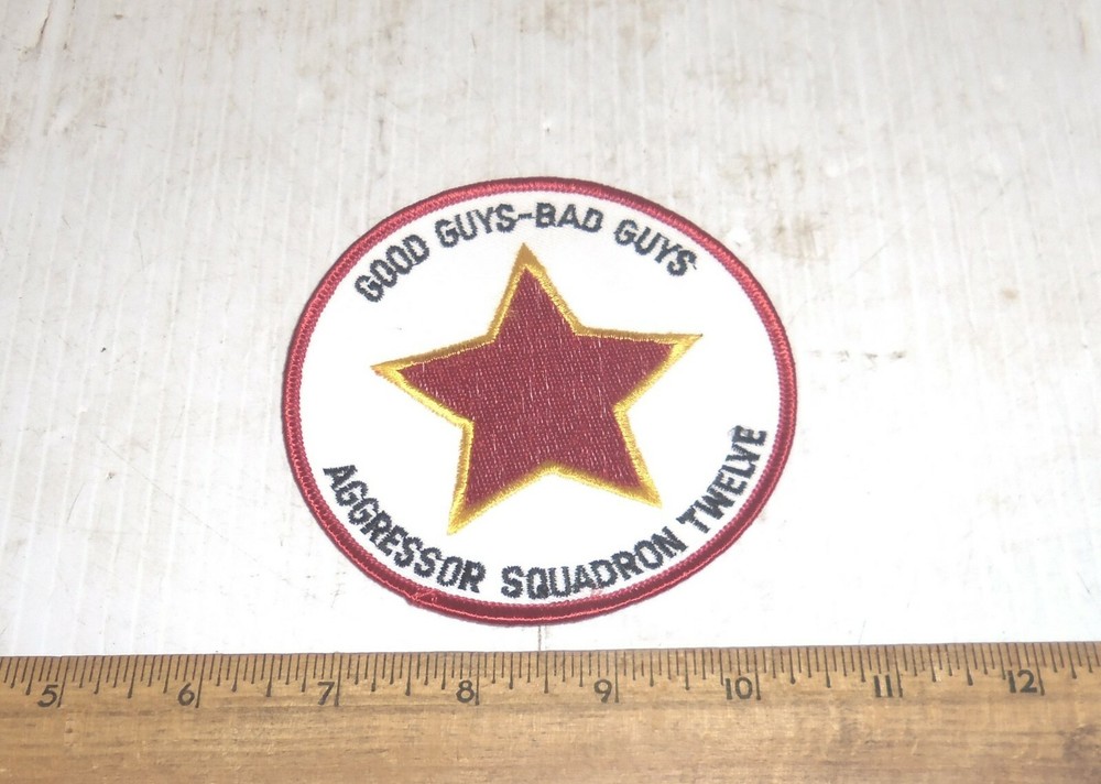 US Air Force - Aggressor Squadron 12 Embroidered Patch