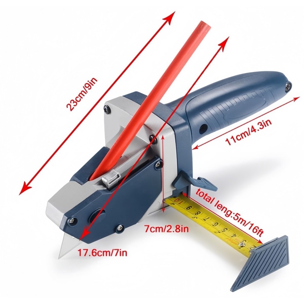 Multifunction Drywall Cutting Tool w/ 6 Blades