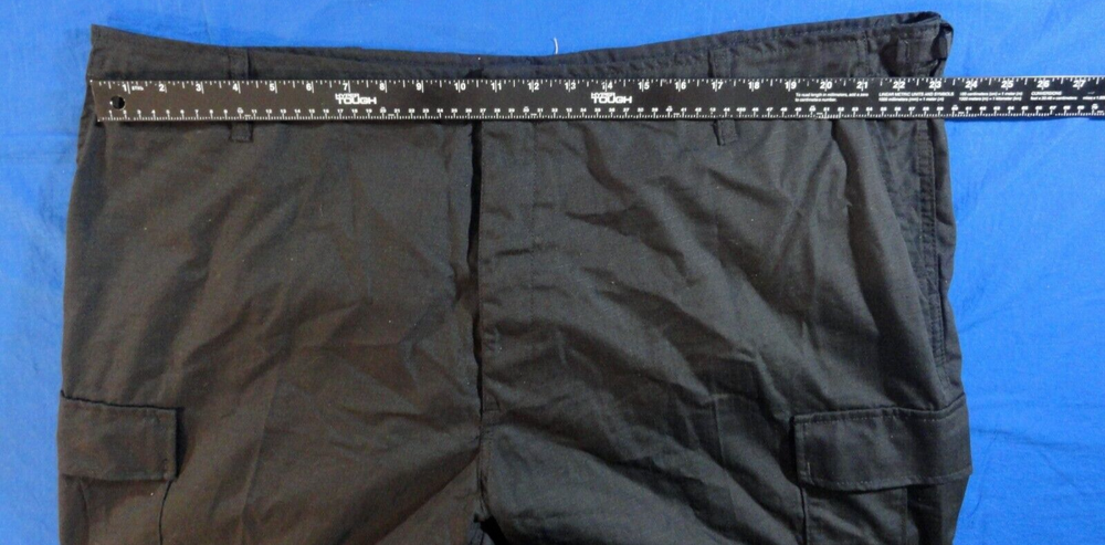 MIL-SPEC PLUS BLACK OPS NIGHT OPERATIONS BLACK TACTICAL COMBAT CARGO PANTS 3XLR