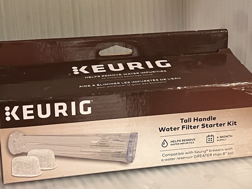 Keurig Tall Handle Water Filter Handle + 1 Filter NEW