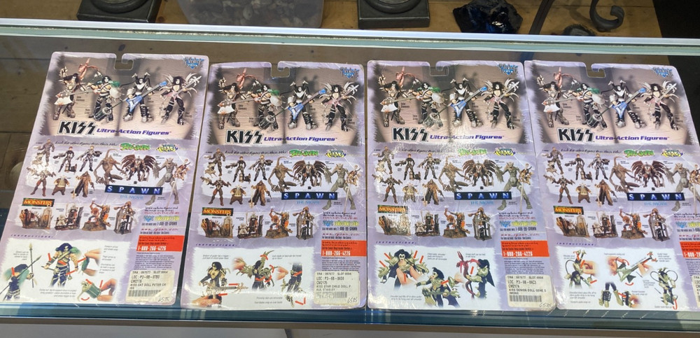 KISS Ultra Action Figures Complete Set McFarlane Toys 1997