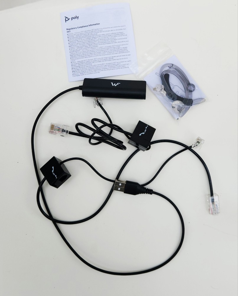 Plantronics Poly CS540 DECT Wireless Office Customer Service Over-Ear Headset