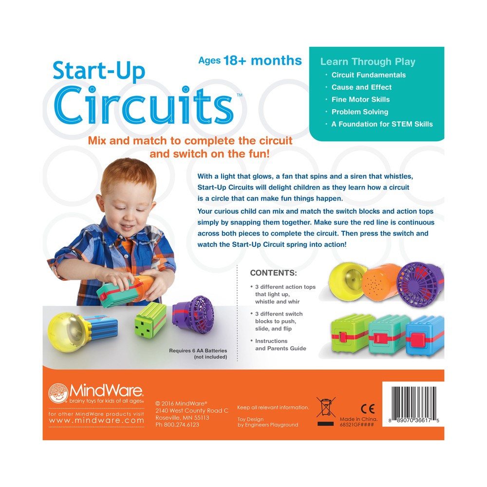 New - MindWare Start-Up Circuits - Ages 2+ | 1-3 players