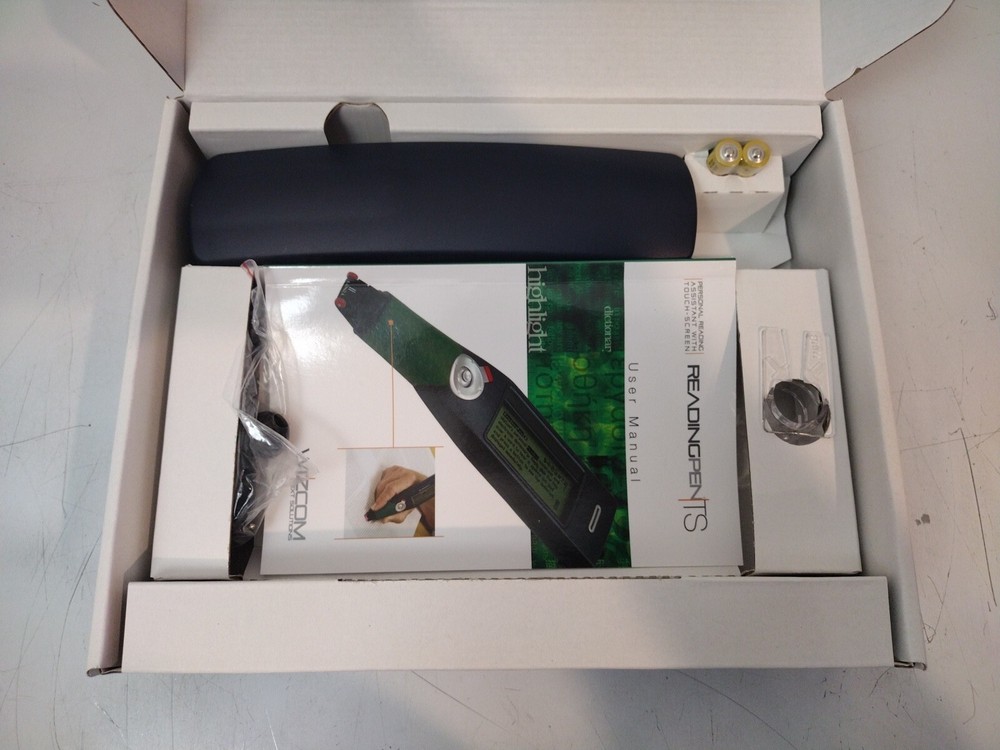 Wizcom ReadingPen TS Text reader ( Personal Reading Assistant With Touch screen)