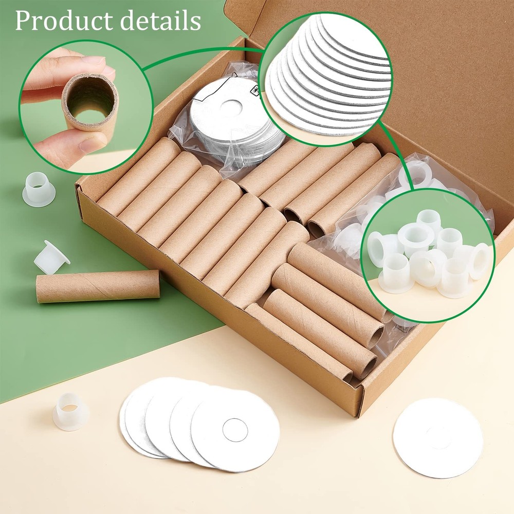 20pcs Ribbon Spools Removable Empty Cord Thread Storage Organizer Ribbon Hold...