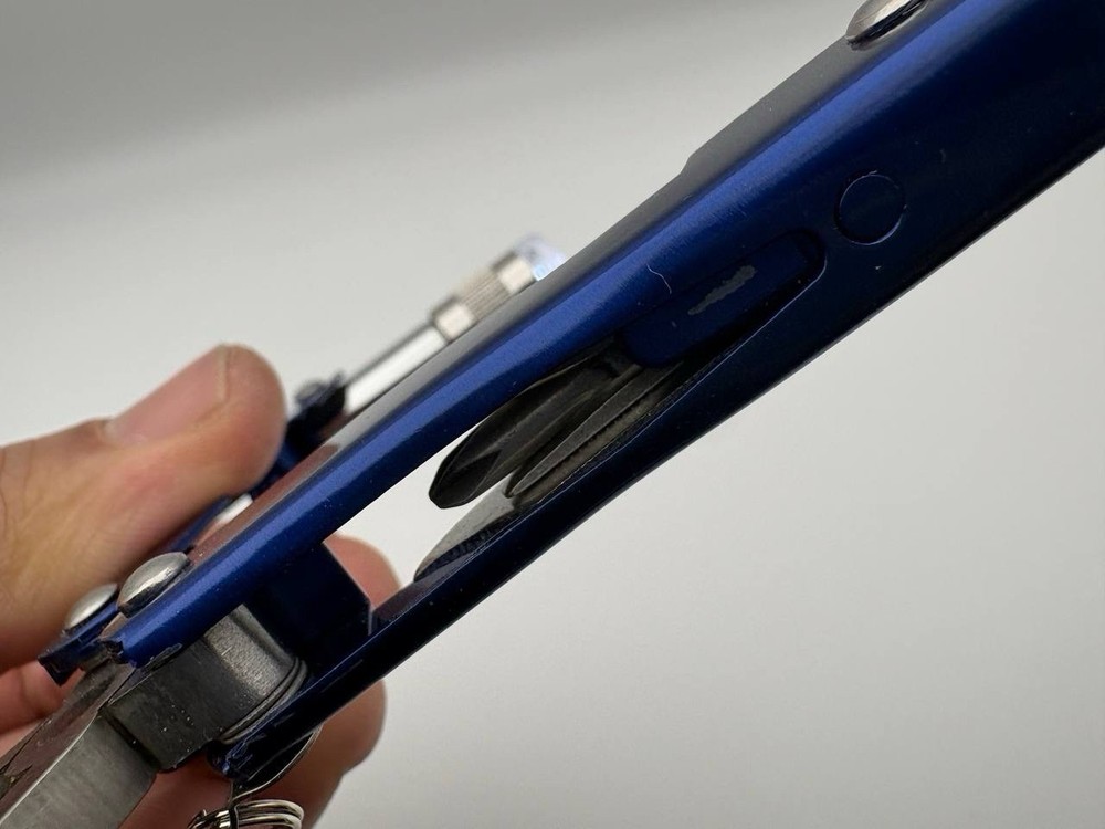 Blue Stainless Steel Multi-Functional Hand Tool Kit