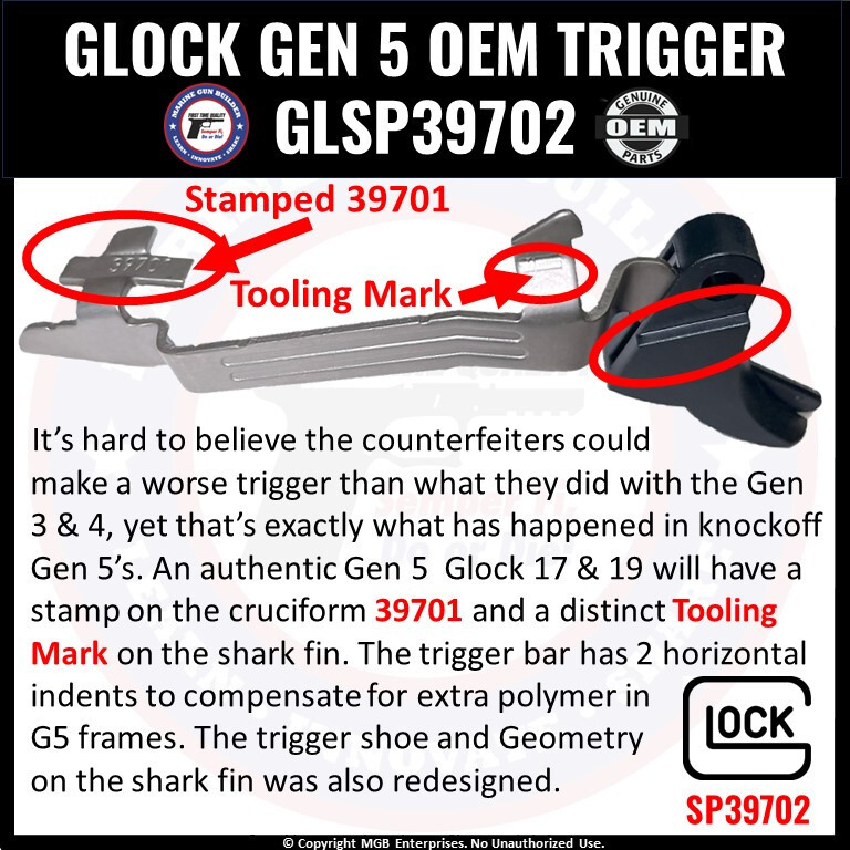 Glock 17 Lower Part Kit Gen 5 OEM G17 LPK Complete
