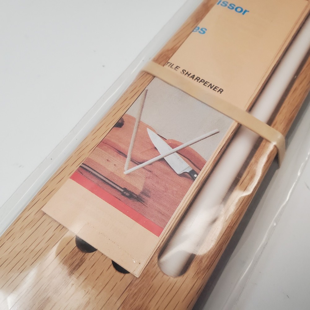 NOS Vtg V Rod Knife Sharpening System NEW SEALED