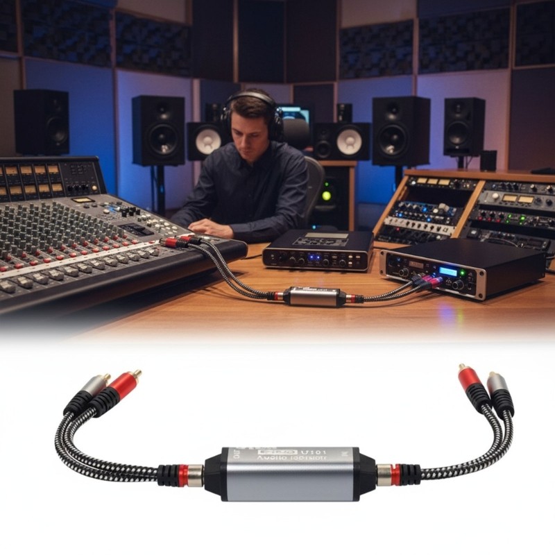 Studio Grade Audios Noise Isolator Filter for Devices Long Last Stability