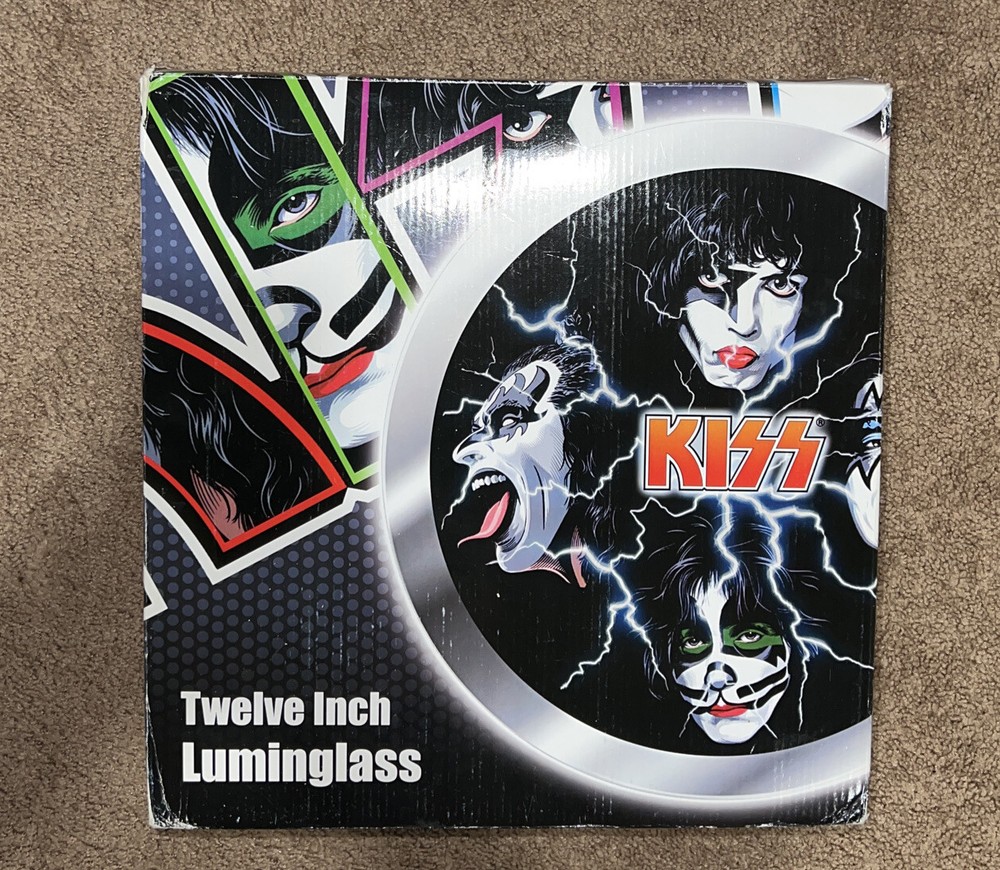 Kiss Memorabilia Luminglass Lamp