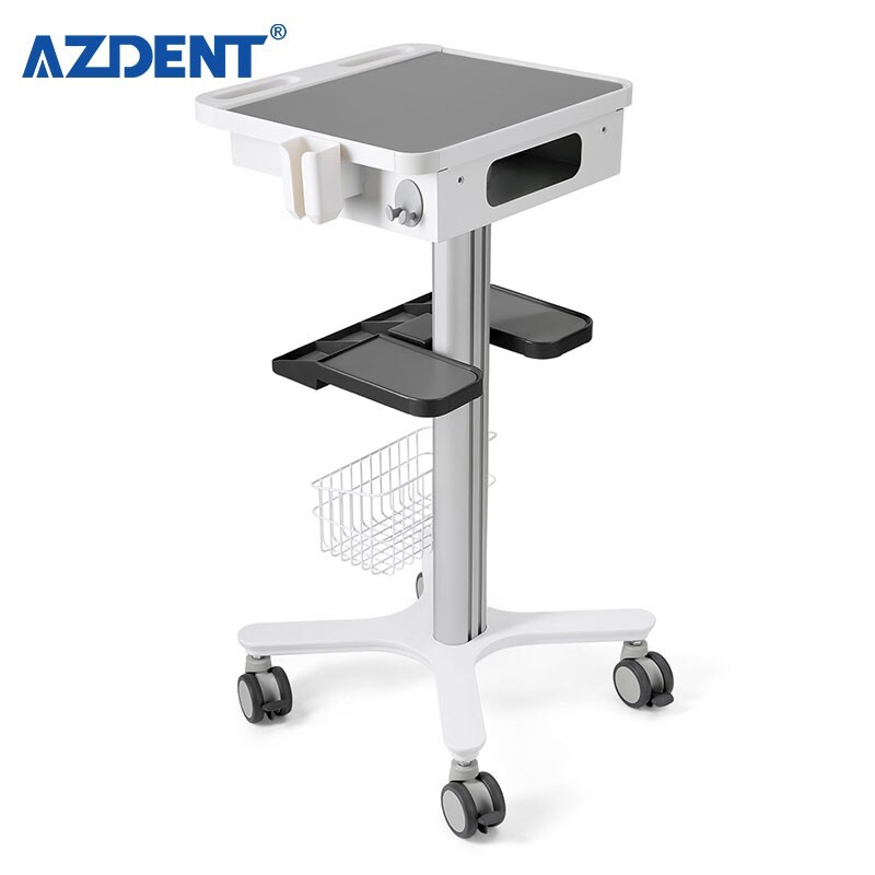 Dental Medical Endodontics Intraoral Scanner Cart Storage Trolley built-in plug