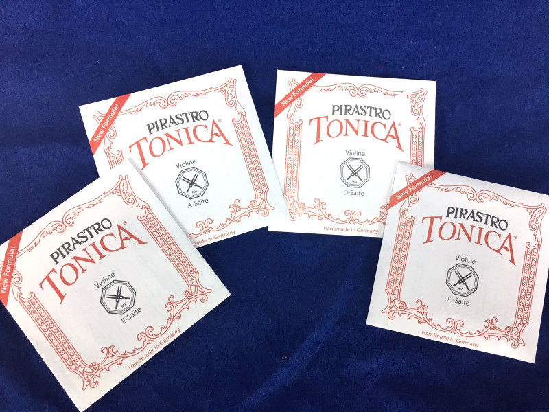 100% Authentic Tonica Violin Strings Set Steel E Ball End 4/4