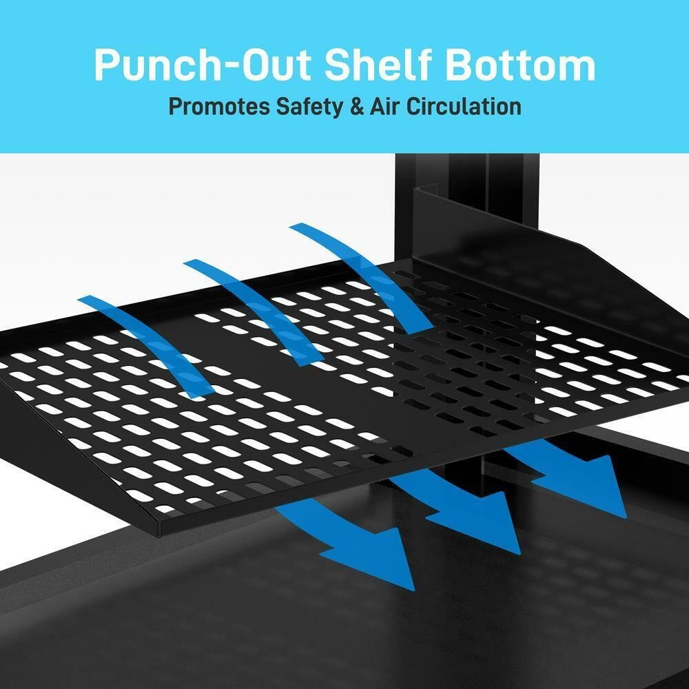 Pyle 2U Server Rack Shelf Universal Device Mounting Tray PLRSTN22U
