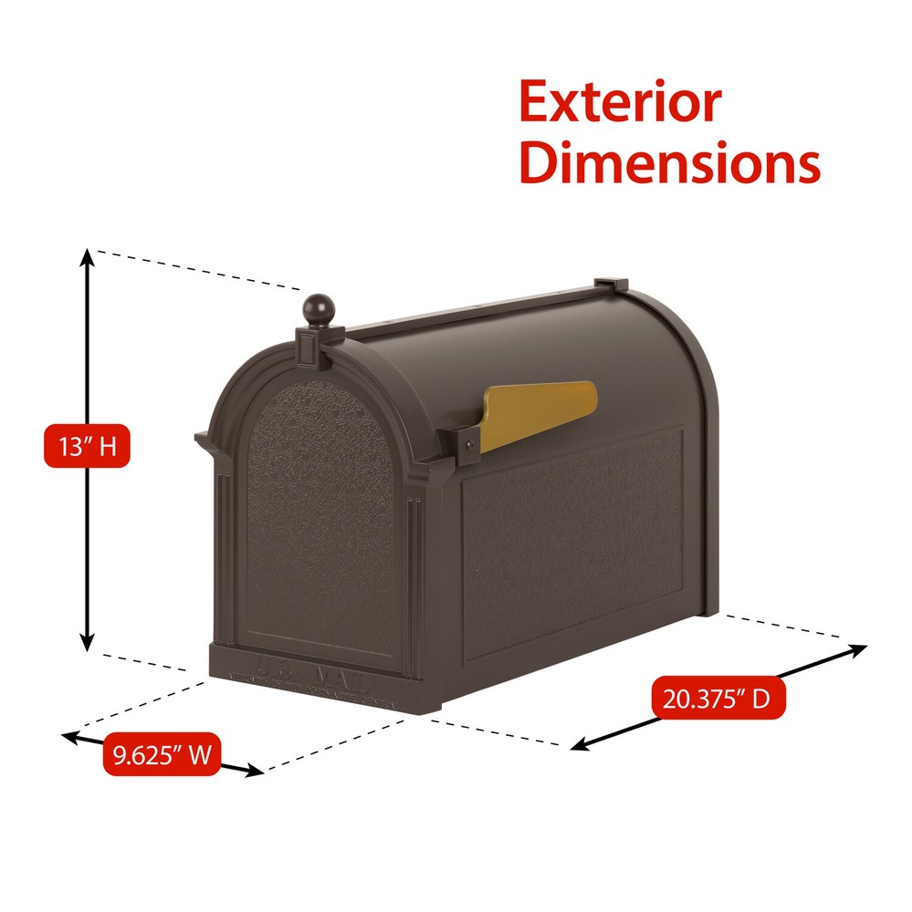 Deluxe Capital Mailbox Package