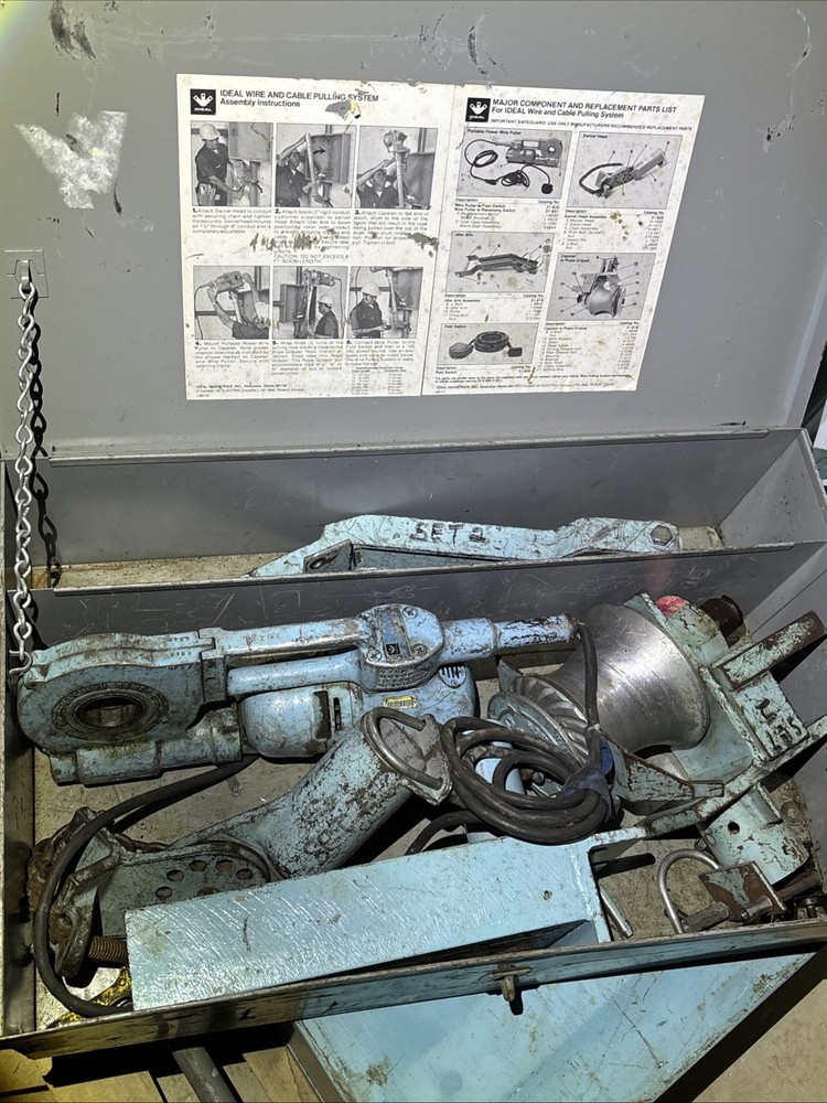 Ideal Wire And Cable Pulling System, Vintage Cable Puller; 31-830 Set 2