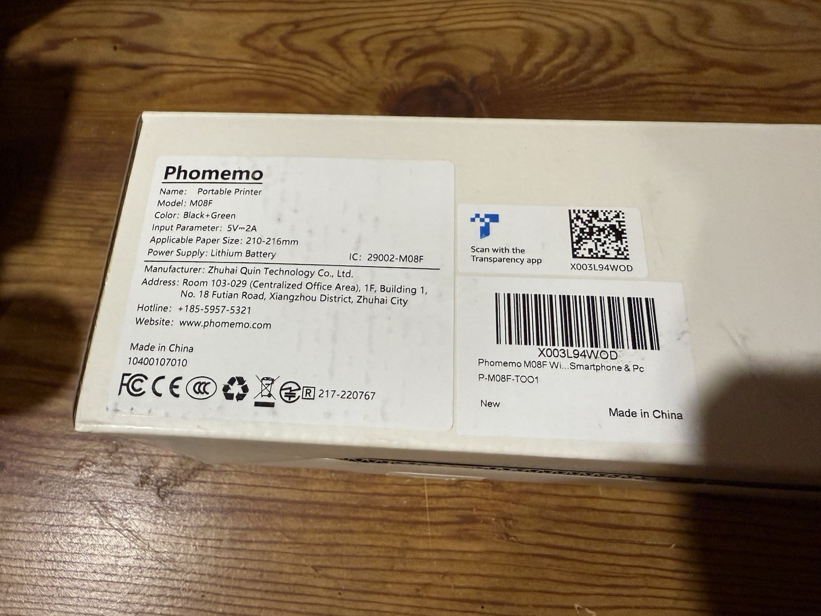 Phomemo Wireless Thermal Tattoo Stencil Printer, M08F Works With Phone/Tablet/PC