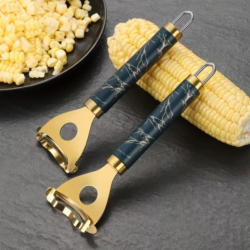 1/2 Piece Golden Corn Plow, Creative Design, Multifunctional Kitchen.