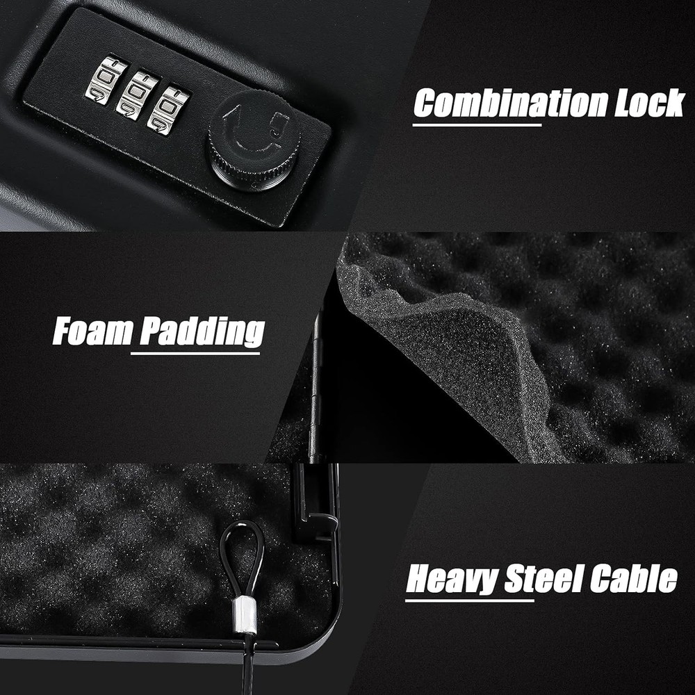 Portable Compact Gun Safe for Pistol Security