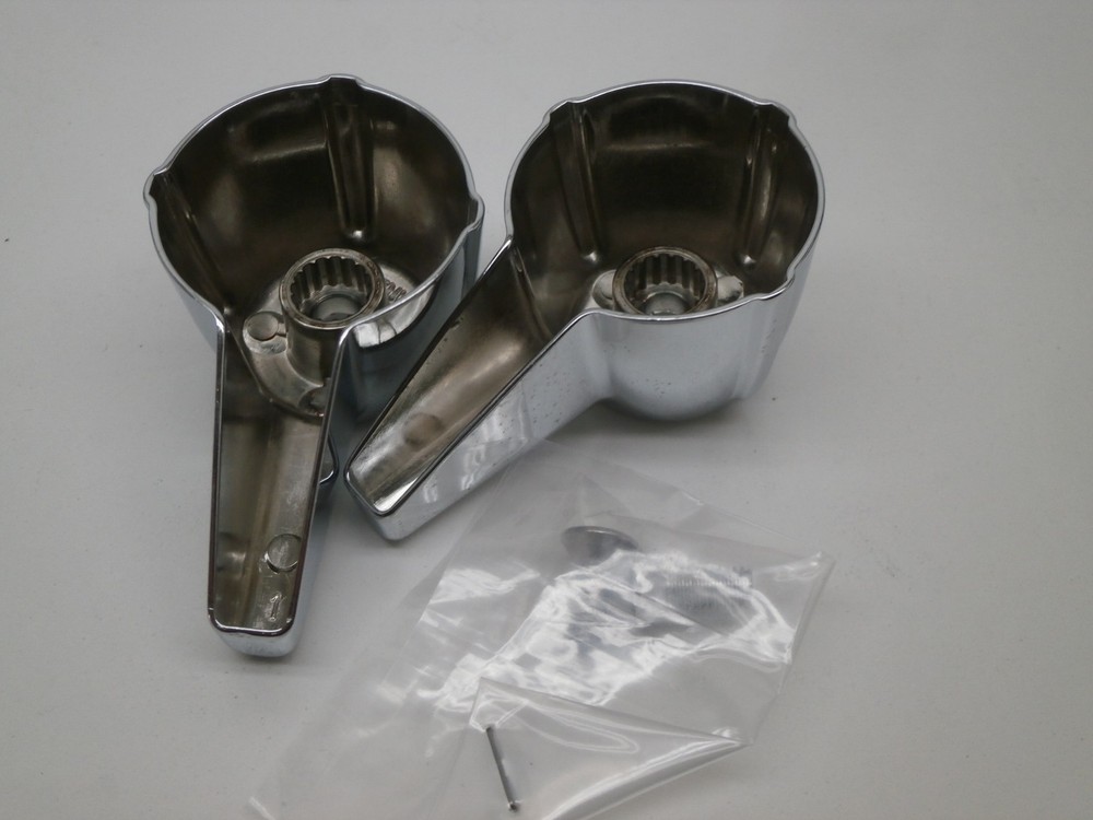 Central 602000 Decorative Lavatory Faucet Handle Pair Hot/Cold